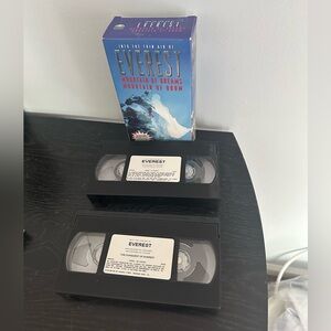 INTO THE THIN AIR EVEREST - MOVIE VHS 2 TAPE SET